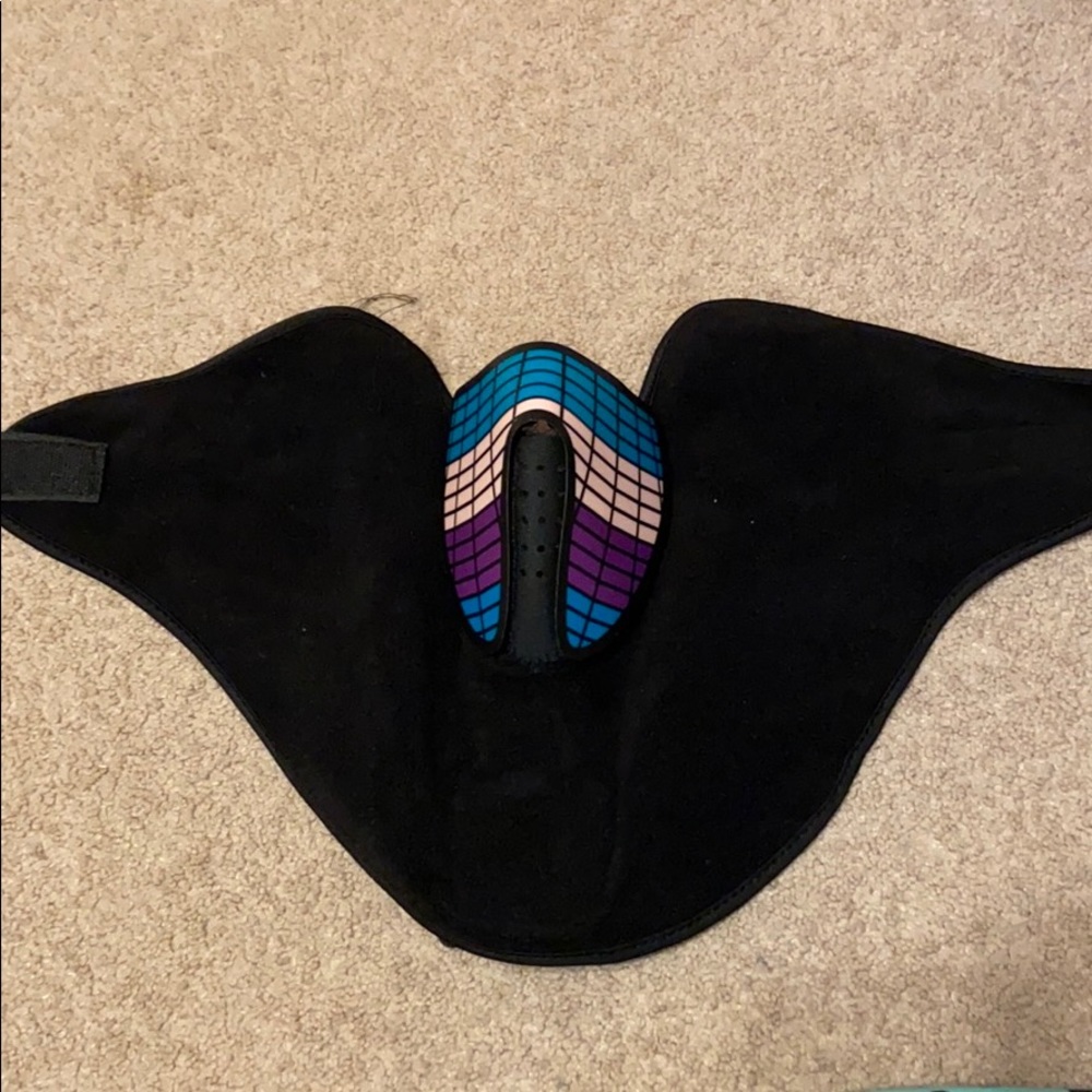 Light up fleece mask